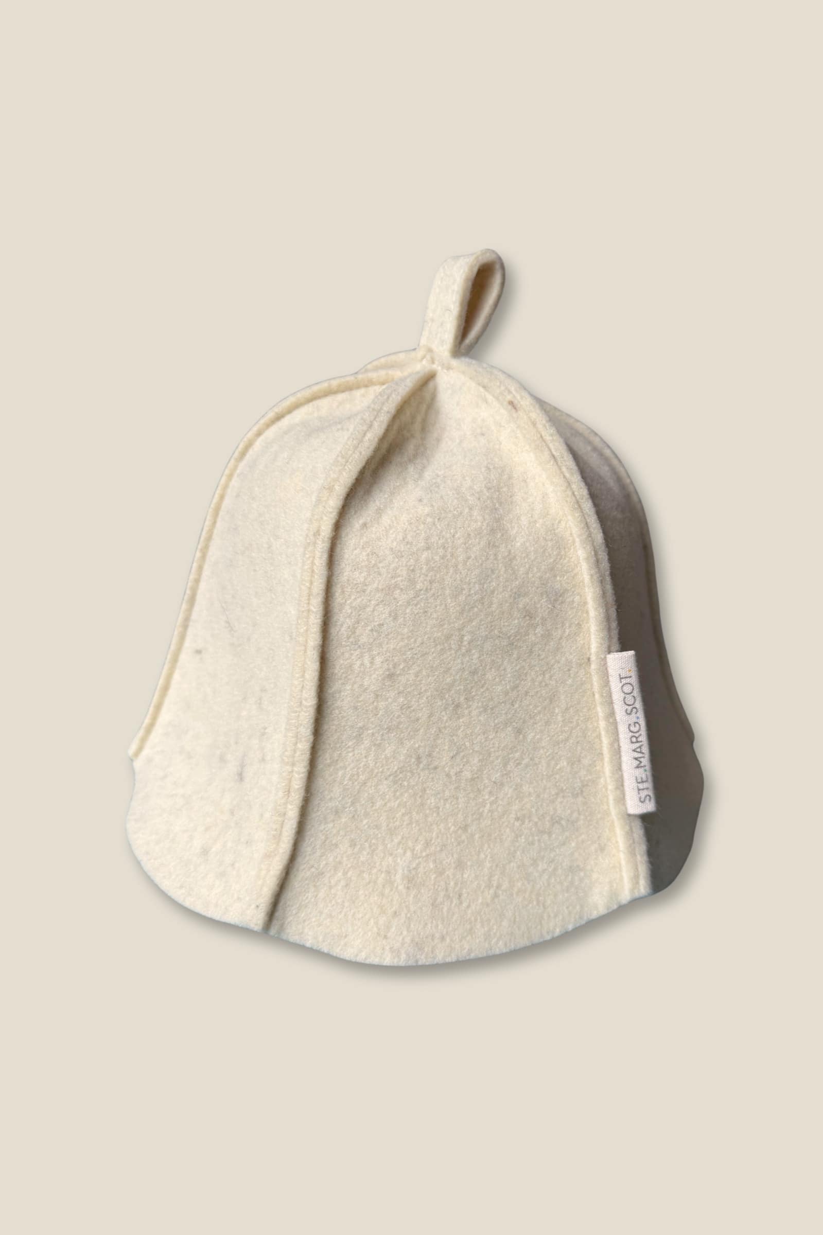 STE.MARG.SCOT Pure Canadian Felted Wool Sauna Hat